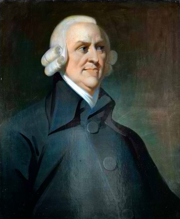 Retrato de Adam Smith